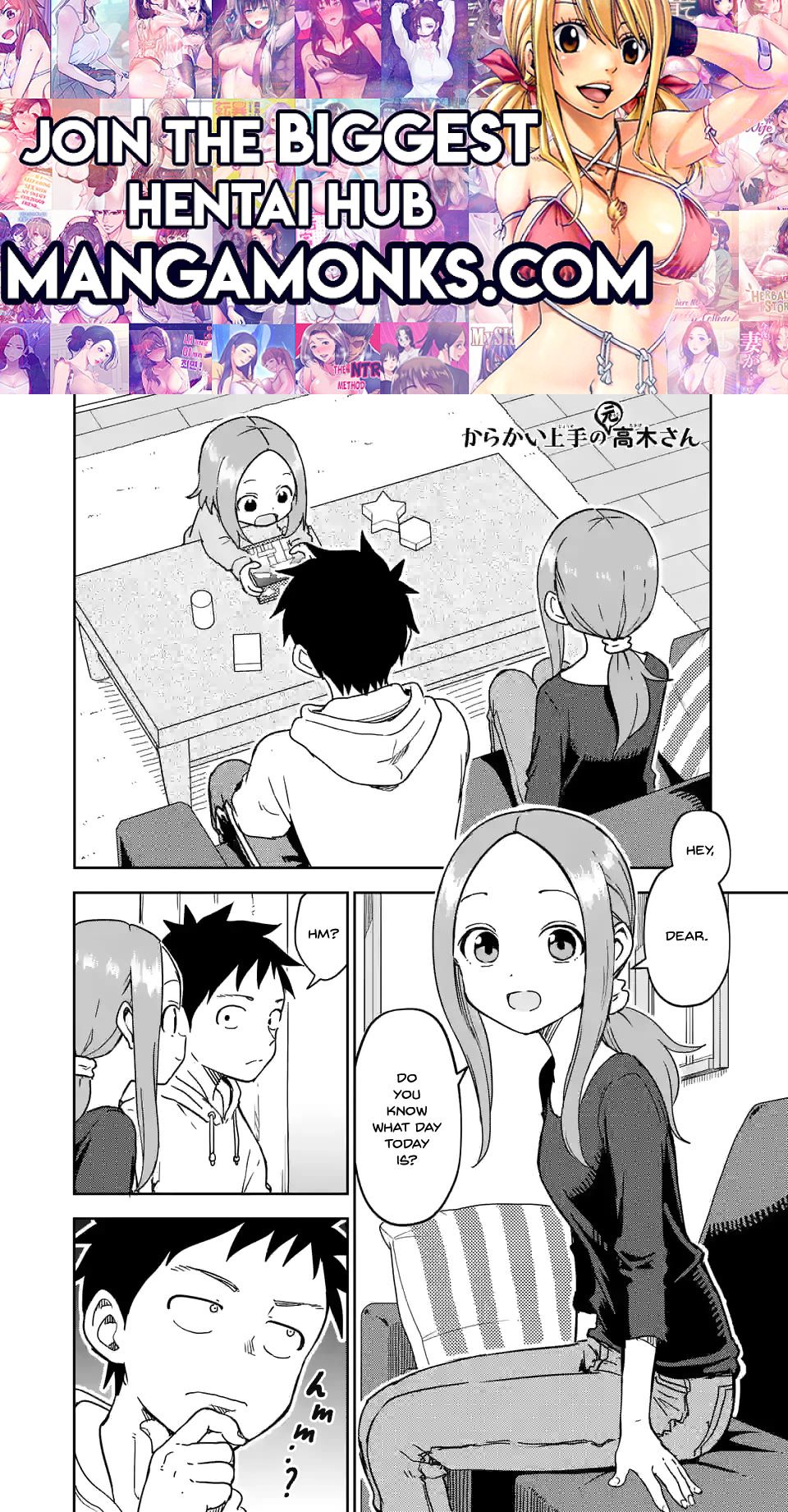 Karakai Jouzu no (Moto) Takagi-san Chapter 301 1